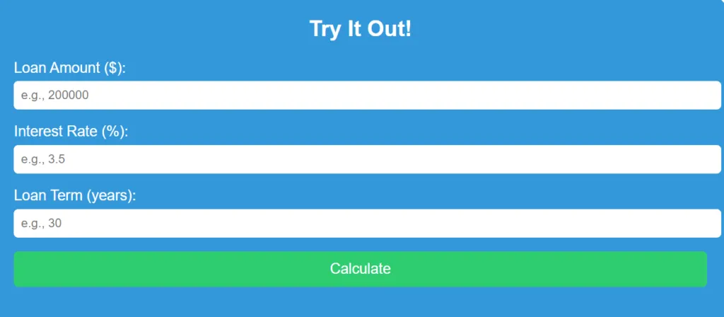 How to Use a Home Loan Calculator