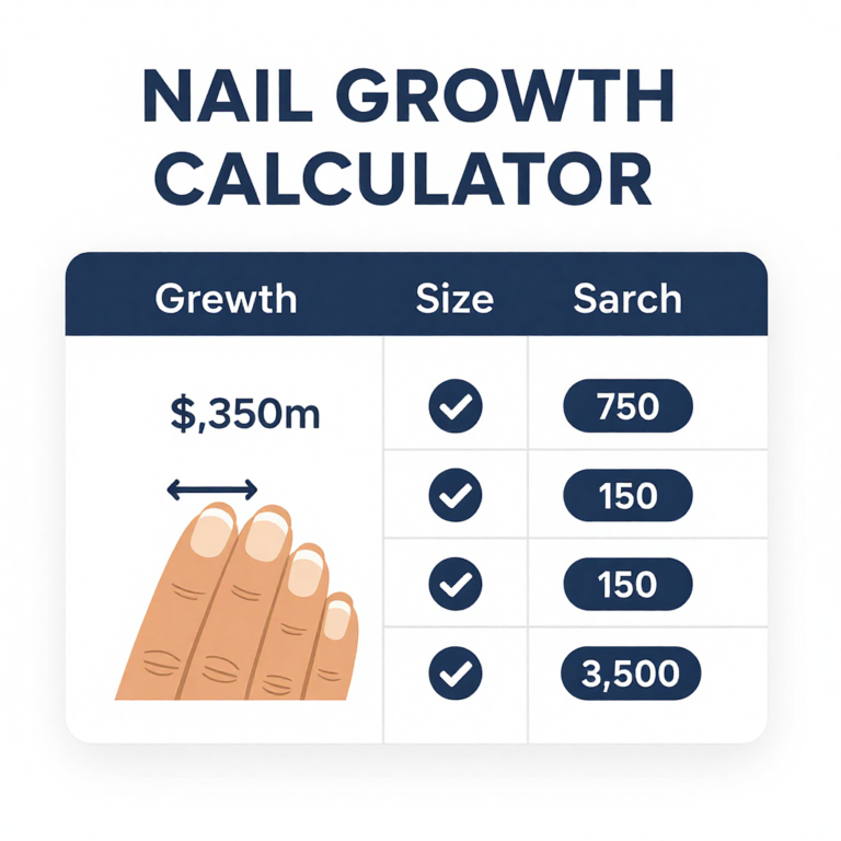 Nail Growth Calculator